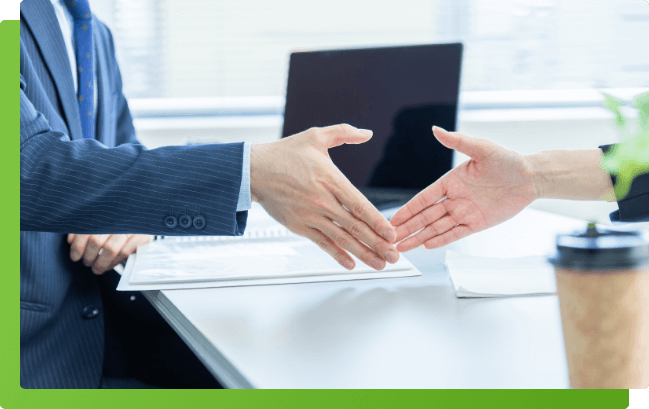 当社が「買主」となるため、地主様との煩雑なやり取りは不要