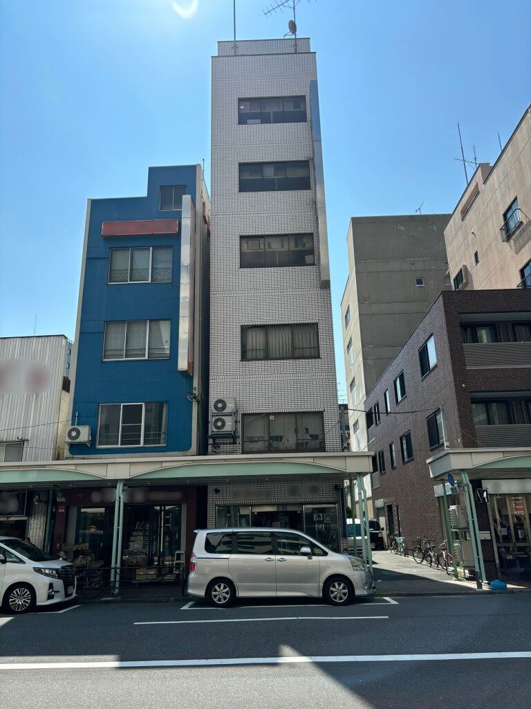 東京都台東区松が谷三丁目の借地権ビル